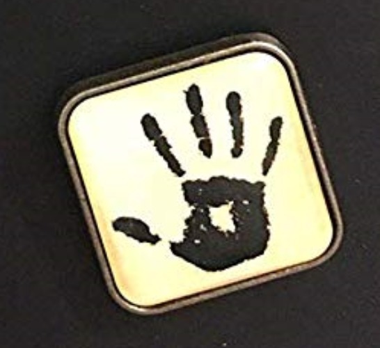 The Elder Scrolls Skyrim Pins - The Black Hand Logo