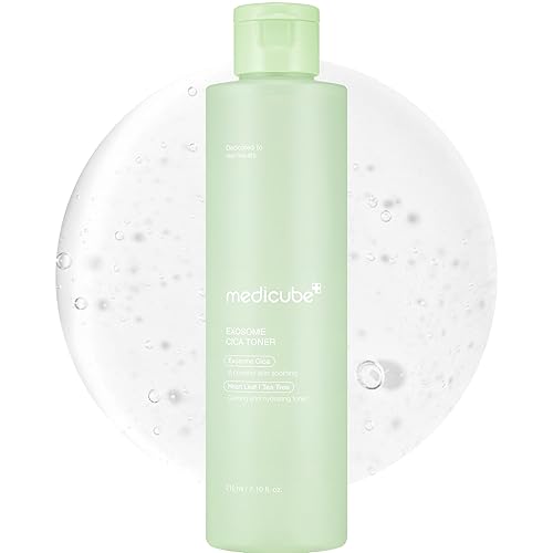 medicube Exosome CICA Toner | Daily Soothing Toner with Exosome CICA, Heartleaf, Tea Tree, 12 Kinds of CICA | Low Irritation, Sebum Care Korean Skin Care, for Stressed Skin (210ml / 7.10 fl.oz.)