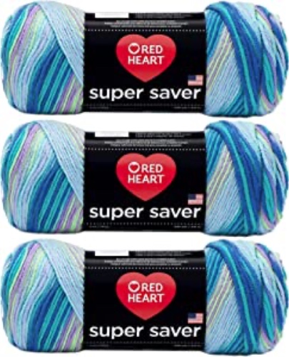 Red Heart Super Saver Yarn (3-Pack) Wildflowers E300-3955