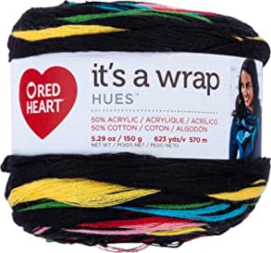 RED HEART It's A Wrap Hues yarn, Circus