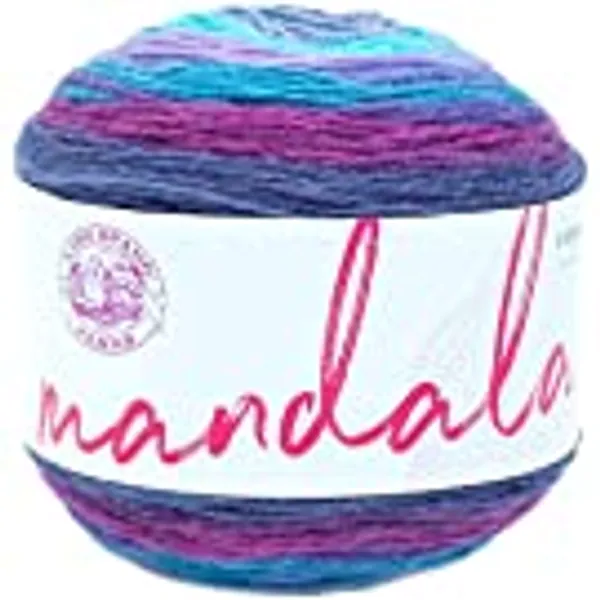 WILLBOND 6 Pcs 50g Crochet Yarn Multi Colored Knitting Yarn Bulk Acrylic  Weaving Yarn Crocheting Thread (Blue White, Purple White, Purple Yellow,  Purple Pink, Purple, Purple Blue, 5-Ply)