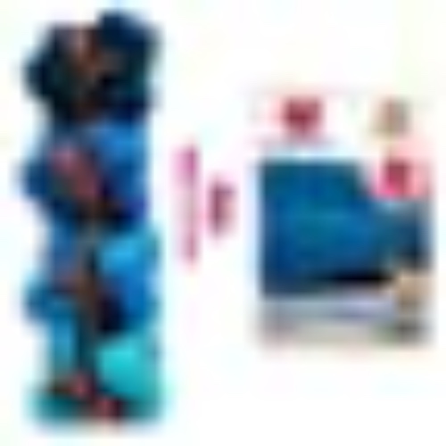 Red Heart Super Saver Yarn Crochet Kit for Beginners, 198G, Cool Blue Colors - Cool Blue Colors