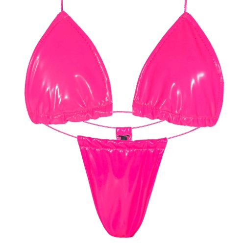 ACE Tieable Microkini: Latex Bimbo Pink | Default Title