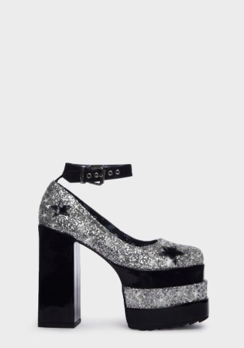 Rock N' Roll Platform Heels | US 10