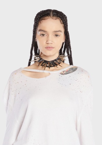 Nightfall Spiked Choker | ONE SIZE