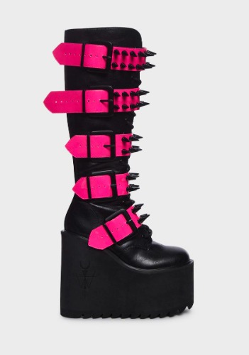 Wicked Appetite For Destruction Platform Boots | US 10