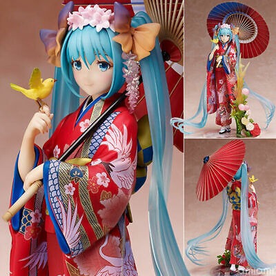 Anime Hatsune Miku Flowers Kimono Ver. 1/8 PVC Figure Toy Gift New Loose  | eBay