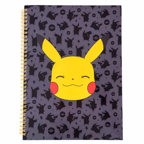 Pokemon - Pikachu Black Spiral Notebook - Toys and Collectibles - EB Games New Zealand