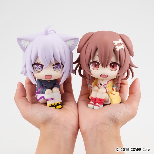 Hololive Production - Okayu Nekomata and Korone Inugami Figure MegaHouse (Set of 2 with Gift) Lookup Series