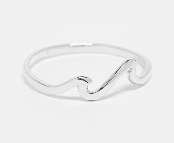 Silver Wave Ring