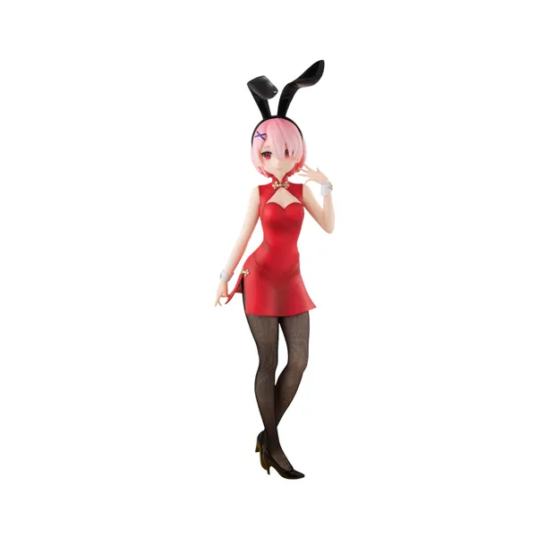 Re:Zero Starting Life in Another World Bi Cute Bunnies Ram China (Red Dress) Figure