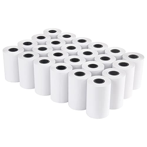 L LIKED 2 1/4" x 50' Thermal Paper Receipt Rolls, 24 Rolls Cash Register POS Receipt Paper - 24