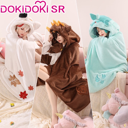DokiDoki-SR Game Genshin Impact Cosplay Xiao/Kazuha/Zhongli  Blanket