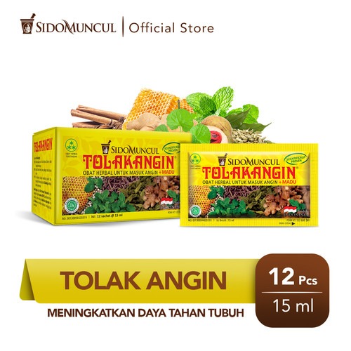 Tolak Angin Cair Dus 12's Herbal - Masuk Angin Daya Tahan Tubuh di Sido Muncul Store | Tokopedia