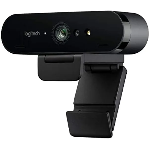 Logitech BRIO STREAM Webcam, 4K Ultra-HD 1080p, Weites anpassbares Blickfeld, USB-Anschluss, Abdeckblende, Abnehmbarer Clip, Für Skype, Zoom, Xsplit, Youtube, PC - Schwarz, Streaming Edition