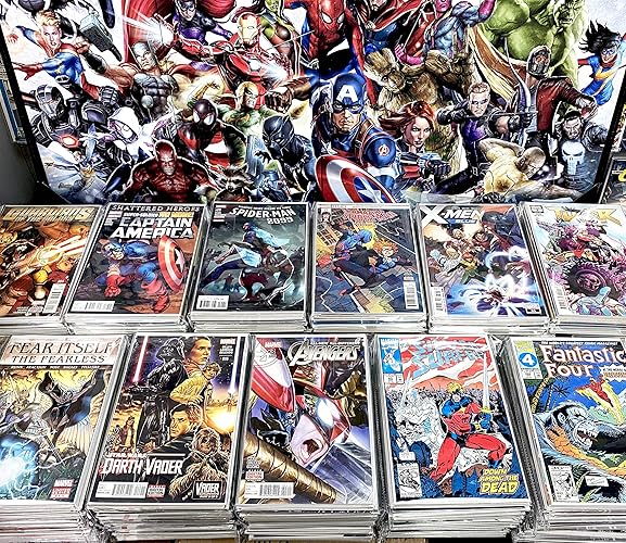 Premium Comic Books Gift Pack - 24 Collection - MARVEL ONLY - Superheroes Comics Grab Bag