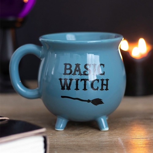 Basic Witch Cauldron Mug Gothic Homeware