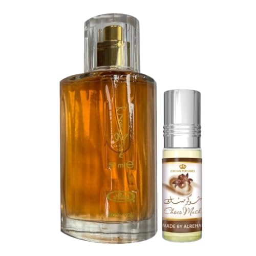 Generic Al Rehab Choco Musk for Women Eau de Parfum Spray (1.7 Ounce) + Rollerball (0.2 Ounce)