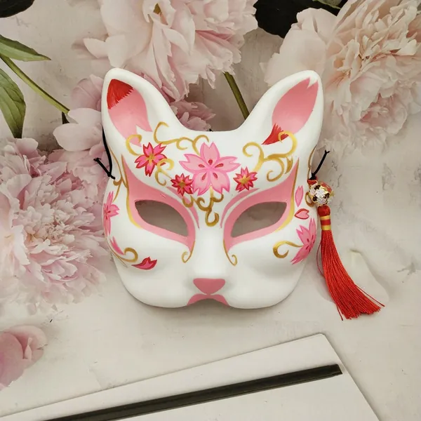Fox Mask Japanese, Fox Masquerade Mask, Craft Fox,, Fox Mask Cosplay, Fox Mask Costume, Masquerade Mask, Party Favor Masks