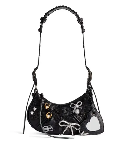 Balenciaga Women's Le Cagole Shoulder Bag XS in Black