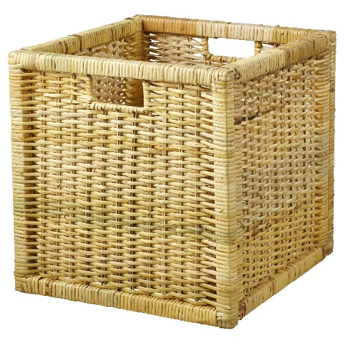 BRANÄS Basket - rattan 32x34x32 cm (12 ½x13 ½x12 ½ ")