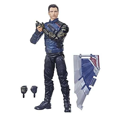 Marvel Legends Series Avengers 6-inch Action Figure Toy Winter Soldier, Premium Design and 2 Accessories, for Kids Age 4 and Up
