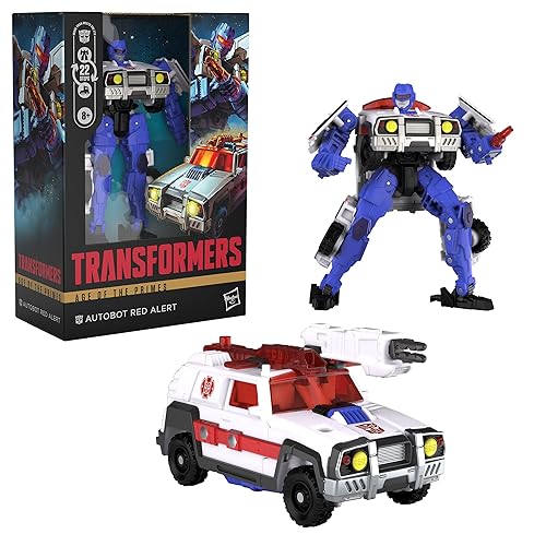 Transformers Age of The Primes Voyager Class Autobot Red Alert, 7-inch Converting Action Figure, Robot Toys for Ages 8+