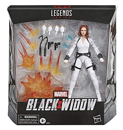 Marvel Hasbro Legends Series 6-Inch Collectible Black Widow Action Figure Toy, Includes 12 Accessories, Ages 4 and Up