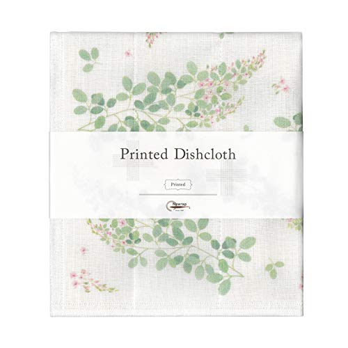 Dishcloth, Bush Clover Print, Made in Japan
