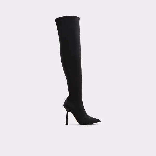 Nella Black Textile Women's Tall Boots | ALDO US