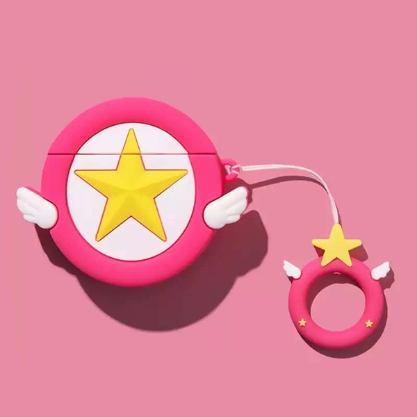 Magic Wand AirPods Cases Anime Star Kawaii AirPods Pro 2 Cover - AirPods Pro / D