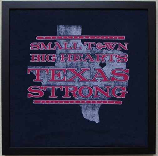 T-Shirt Display Frame Solid Wood deep Mount with Glass Front T Shirt case