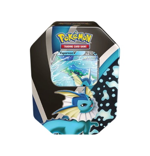 Pokemon TCG: 2021 Fall Eevee Evolutions Vaporeon V Tin - 