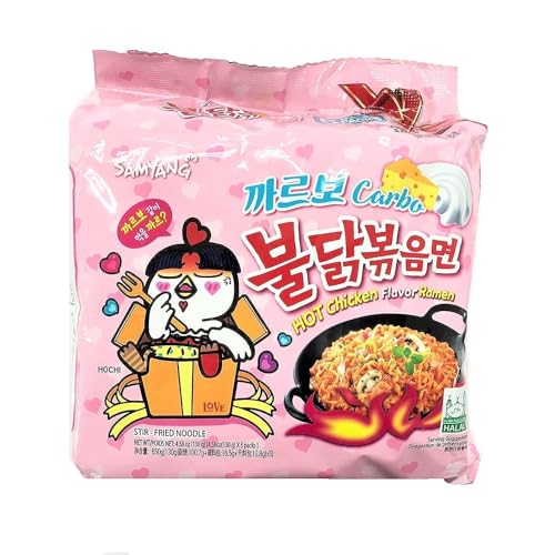 Samyang Carbo Hot Chicken Flavour Ramen Noodle, 130 g