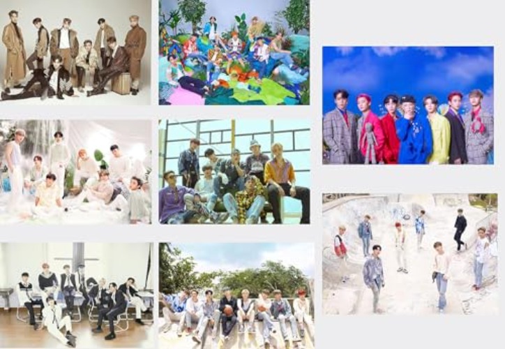 8 Pcs ATEEZ posters
