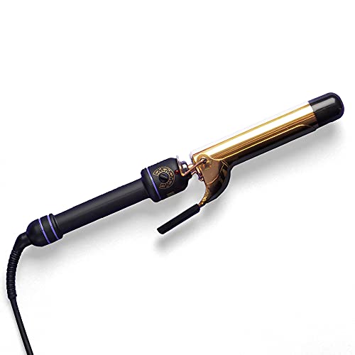 Hot Tools Pro Signature Gold Curling Iron 32 mm (Gold-Platted Barrels, Pulse Technology, Long Lasting Curls and Waves) HTIR1576UKE - 32mm