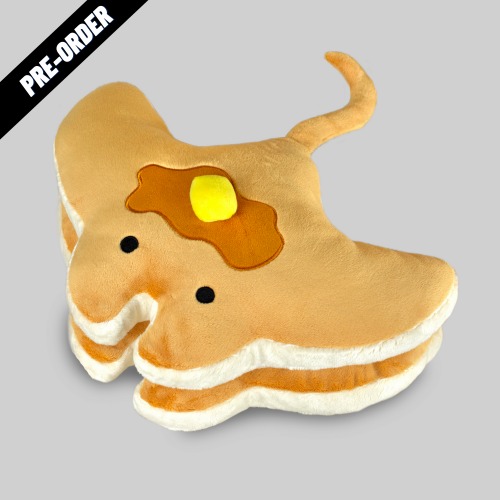 Stacks Manta Ray Pancakes Plush | One Size / Brown