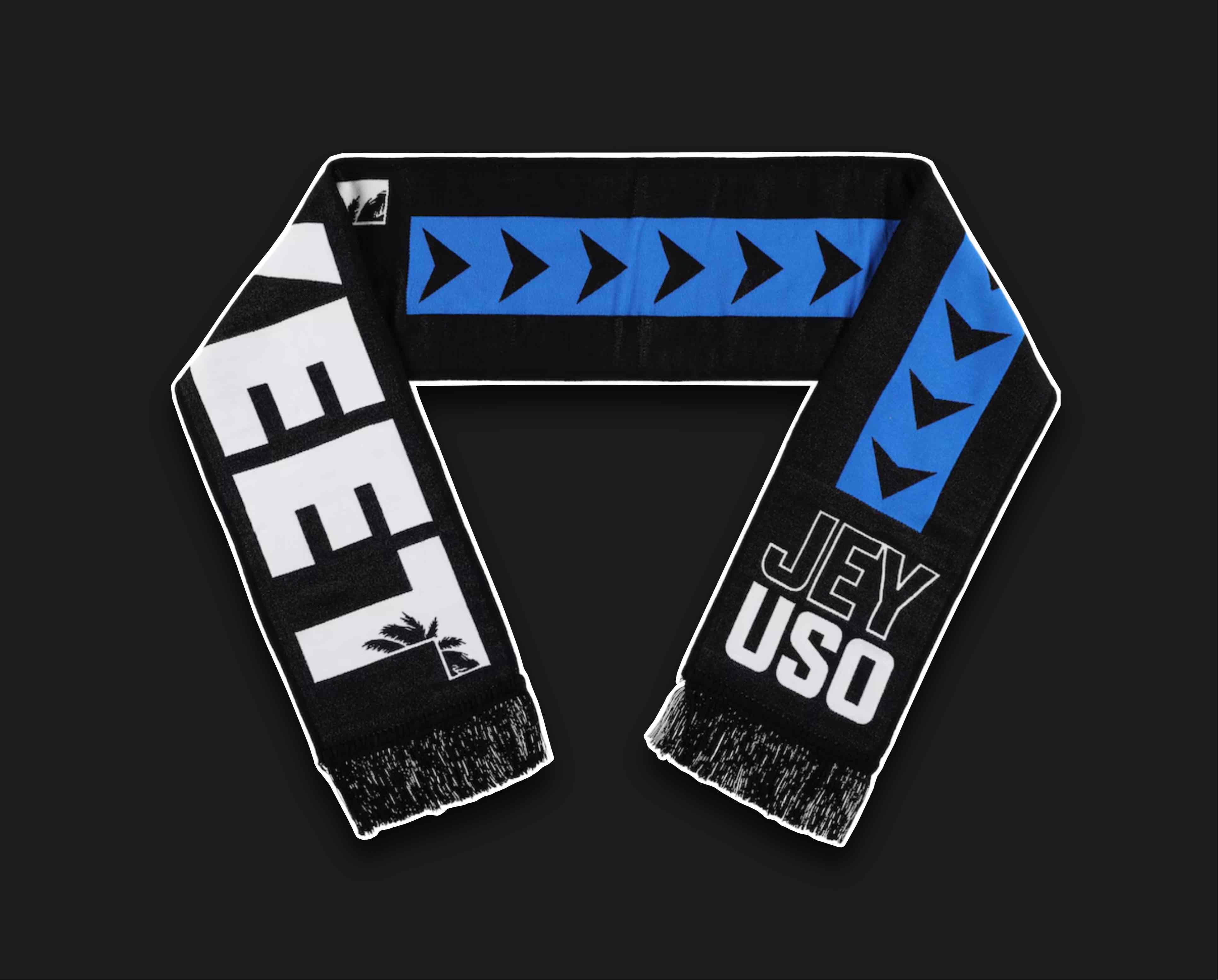 Jey Uso Double-Sided Woven Scarf