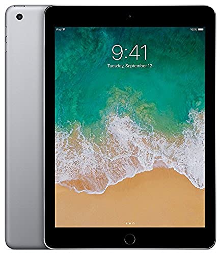 Apple iPad 9.7 (5th Gen) 32GB Wi-Fi - Space Grey (Renewed) - 32GB - Bluetooth - Grey