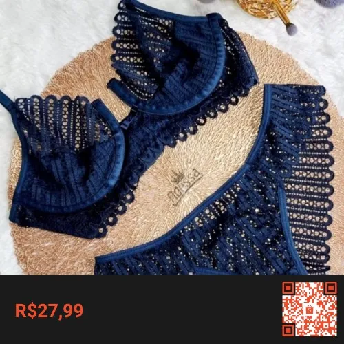 Conjunto renda Safira