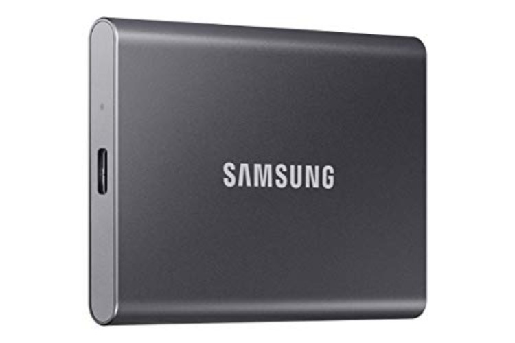 SAMSUNG SSD T7 Portable External Solid State Drive 1TB, Up to 1050MB/s, USB 3.2 Gen 2, Reliable Storage for Gaming, Students, Professionals, MU-PC1T0T/AM, Gray - Titan Gray - 1 TB