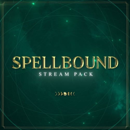 Spellbound 3D Animated Stream Overlays Package - 3D Animated / Spellbound