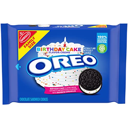 Oreo Cookies Birthday Cake Family Size 482g