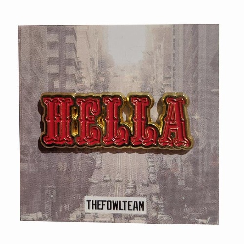 Hella Niner Pin in red and gold - 1 Enamel Pin / Red and Gold