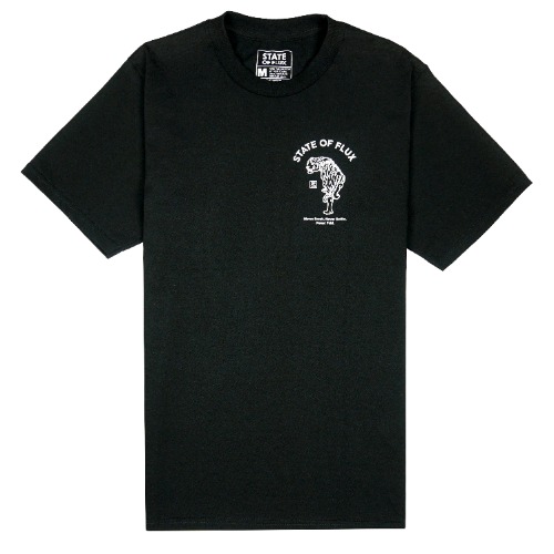 Prowler Tee in black and white - XL / Black and White
