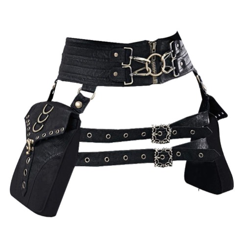GEAR RAVE Halloween Steampunk Retro Motorcycle Bag Lady Bag Retro Rock Gothic Goth Shoulder Waist Bags Packs - 