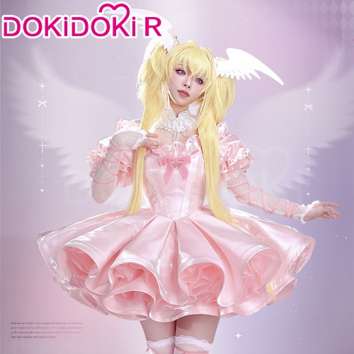 DokiDoki-R Anime Shugo Chara! Cosplay Tsukiyomi Utau Costume Angel Cradle | Costume Only-S-Order Processing Time Refer to Description Page
