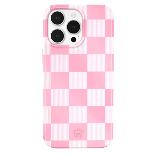 Pink Vibe Checkered iPhone Case | iPhone 14 Pro