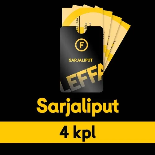 Finnkino series tickets / Sarjaliput 4pcs/kpl