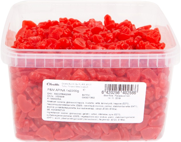 Malaco Apina 2 kg - monkey shaped candy :)